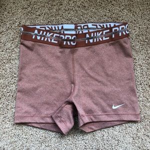 Nike pro workout shorts